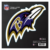 Baltimore Ravens Large Team Logo Magnet 10" (11.512"x12.1943"), 32355