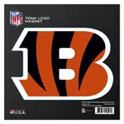 Cincinnati Bengals Large Team Logo Magnet 10" (8.8454"x6.2285"), 32359