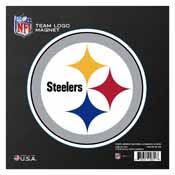 Pittsburgh Steelers Large Team Logo Magnet 10" (7.4015"x7.4551"), 32379