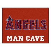 Los Angeles Angels Man Cave All-Star Rug - 34 in. x 42.5 in. - "Angels" Primary Wordmark, 32404