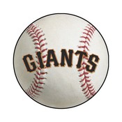 San Francisco Giants Baseball Rug - 27in. Diameter - Giants Wordmark, 32420