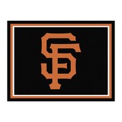San Francisco Giants 8ft. x 10 ft. Plush Area Rug - SF Hat Logo, 32433
