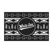Chicago White Sox Holiday Sweater Starter Mat Accent Rug - 19in. x 30in. - "White Sox Script" Logo, 32465
