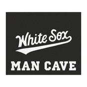 Chicago White Sox Man Cave Tailgater Rug - 5ft. x 6ft. - White Sox Script Logo, 32468