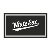 Chicago White Sox 3ft. x 5ft. Plush Area Rug - White Sox Script Logo, 32477