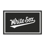 Chicago White Sox 4ft. x 6ft. Plush Area Rug - White Sox Script Logo, 32478