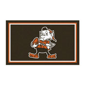 Cleveland Browns 3ft. x 5ft. Plush Area Rug, NFL Vintage, 32582