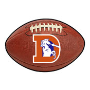 Denver Broncos Vintage Football Mat, AGS-32588