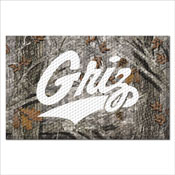 Montana Grizzlies Rubber Scraper Door Mat Camo, 32912