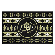 Colorado Buffaloes Holiday Sweater Starter Mat Accent Rug - 19in. x 30in., 32993