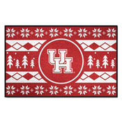Houston Cougars Holiday Sweater Starter Mat Accent Rug - 19in. x 30in., 32994