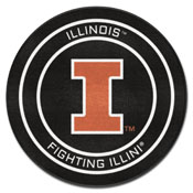 Illinois Hockey Puck Rug - 27in. Diameter, 33178