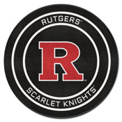 Rutgers Hockey Puck Rug - 27in. Diameter, 33206