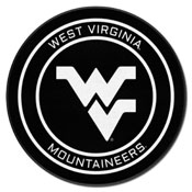 West Virginia Hockey Puck Rug - 27in. Diameter, 33227