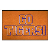 Clemson Starter Mat Accent Rug - 19in. x 30in. Slogan Design, 33399
