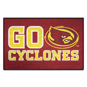 Iowa State Cyclones Starter Mat Accent Rug - 19in. x 30in. Slogan Starter Mat, 33405