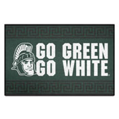Michigan State Starter Mat Accent Rug - 19in. x 30in. Slogan Design, 33408
