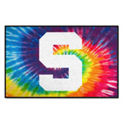 Michigan State Spartans Tie Dye Starter Mat Accent Rug - 19in. x 30in., 34034