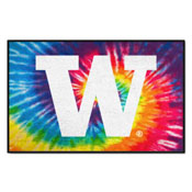 Washington Huskies Tie Dye Starter Mat Accent Rug - 19in. x 30in., 34078