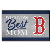 Boston Red Sox World's Best Mom Starter Mat Accent Rug - 19in. x 30in., 34090