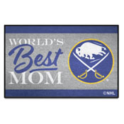 Buffalo Sabres World's Best Mom Starter Mat Accent Rug - 19in. x 30in., 34140