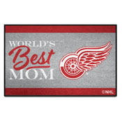 Detroit Red Wings World's Best Mom Starter Mat Accent Rug - 19in. x 30in., 34147