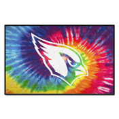 Arizona Cardinals Tie Dye Starter Mat Accent Rug - 19in. x 30in., 34243