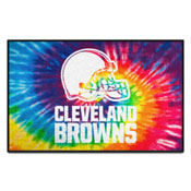 Cleveland Browns Tie Dye Starter Mat Accent Rug - 19in. x 30in., 34250