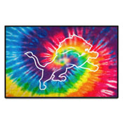 Detroit Lions Tie Dye Starter Mat Accent Rug - 19in. x 30in., 34253