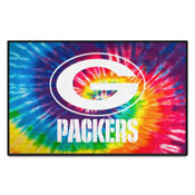 Green Bay Packers Tie Dye Starter Mat Accent Rug - 19in. x 30in., 34254