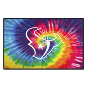 Houston Texans Tie Dye Starter Mat Accent Rug - 19in. x 30in., 34255