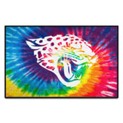 Jacksonville Jaguars Tie Dye Starter Mat Accent Rug - 19in. x 30in., 34257
