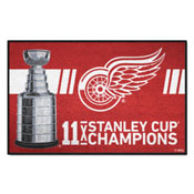 Detroit Red Wings Dynasty Starter Mat Accent Rug - 19in. x 30in., 34289