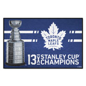 Toronto Maple Leafs Dynasty Starter Mat Accent Rug - 19in. x 30in., 34299