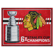 Chicago Blackhawks 8ft. x 10 ft. Plush Area Rug, 34303