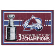 Colorado Avalanche Dynasty Plush Area Rug, AGS-34304