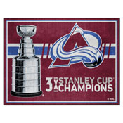 Colorado Avalanche Dynasty Plush Area Rug, AGS-34304