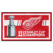 Detroit Red Wings Dynasty 3ft. x 5ft. Plush Area Rug, 34308