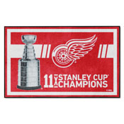Detroit Red Wings 4ft. x 6ft. Plush Area Rug, 34309