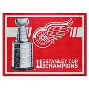 Detroit Red Wings 8ft. x 10 ft. Plush Area Rug, 34311