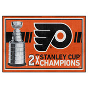 Philadelphia Flyers 5ft. x 8 ft. Plush Area Rug, 34340