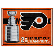 Philadelphia Flyers 8ft. x 10 ft. Plush Area Rug, 34341