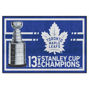 Toronto Maple Leafs 5ft. x 8 ft. Plush Area Rug, 34352