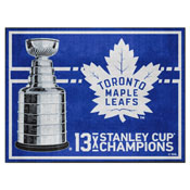 Toronto Maple Leafs 8ft. x 10 ft. Plush Area Rug, 34353