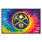 Denver Nuggets Tie Dye Starter Mat Accent Rug - 19in. x 30in., 34381