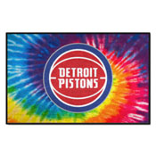 Detroit Pistons Tie Dye Starter Mat Accent Rug - 19in. x 30in., 34383