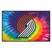 Portland Trail Blazers Tie Dye Starter Mat Accent Rug - 19in. x 30in., 34415
