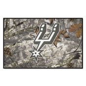 San Antonio Spurs Camo Starter Mat Accent Rug - 19in. x 30in., 34418