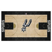 San Antonio Spurs 6 ft. x 10 ft. Plush Area Rug, 34455