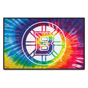 Boston Bruins Tie Dye Starter Mat Accent Rug - 19in. x 30in., 34464